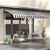 Outdoor manuelle Gelenkarmmarkise Markise 395cm mit Produktbild-Vorschau 2