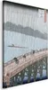 Vliesstoff Leinwandbild - Sudden Shower over Shin-Ohashi Produktbild-Vorschau 1