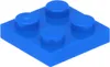Lego® 2x2 destičky 3022 - 10 kusů modrá Náhled obrázku produktu 1