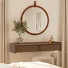 Konsole Japandi mit 2 Schubladen, Dunkles Holzoptik, 105cm Produktbild-Vorschau 2