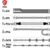 MSI MAG A850GL PCIE5, PC-Netzteil, (1x 12VHPWR, 4x PCIe Produktbild-Vorschau 16