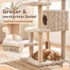 COSTWAY Kraboom, 170 cm hoog, met kattenhol, ligvlak, Productafbeelding-voorbeeld 5