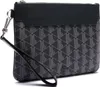 LACOSTE pochette  The Blend Clutch Monogram Noir Gris nero Anteprima dell’immagine prodotto 8