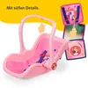 BABY born Babyschale Pink mit Tragegriff & Sicherheitsgurt Produktbild-Vorschau 8