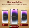 2x 9H Panzerglas für iPhone 14 Pro Max Displayschutz Produktbild-Vorschau 2