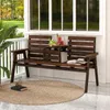 Panca da giardino COSTWAY con tavolino pieghevole, set di Anteprima dell’immagine prodotto 7