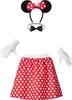 A flat lay of a Minnie Mouse costume accessory set. Produktbild-Vorschau