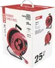 Venkovní prodlužovací kabel na bubnu 25 m / 4 zásuvky / černý / guma / 230 V / 1,5 mm2 Náhled obrázku produktu