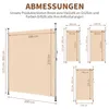 LEADZM Tenda da sole verticale a molla, dimensioni Anteprima dell’immagine prodotto 2