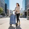 JOIEYOU Opvouwbare transportwagen, 100 x 45,5 x 39 cm, Productafbeelding-voorbeeld 9