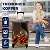 MuchoWow® Koffer Handgepäck Trolley Rollkoffer Kleine Produktbild-Vorschau 2