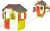 A product image showing a playhouse from two different angles, with an arrow indicating a transformation or accessory. Produktbild-Vorschau