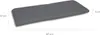 A gray cushion with dimensions indicated by text overlays. Produktbild-Vorschau