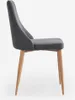 Stuhl gepolstert modern aus Stoff für Esszimmer und Küche Produktbild-Vorschau 4