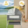 Verstellbares Babybett mit 6 Stufen, Reisebett, Kinderwagen Produktbild-Vorschau 2