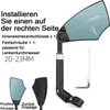 360° drehbarer Fahrradspiegel, verstellbar & versenkbar, Produktbild-Vorschau 2
