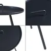 Vonkajší stolík 'Fosen' 55 x Ø 42 cm čierny Náhľad obrázku produktu 6