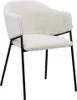 HOMLA Krzesło PRAZER Beżowe 55x60,5x78 cm Podgląd zdjęcia produktu 1