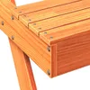 Picknicktisch Wachsbraun 105x134x75 cm Massivholz Kiefer Produktbild-Vorschau 6