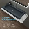 doporro Waschbecken 100x48x10cm Aufsatzwaschbecken matt Produktbild-Vorschau 3