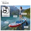 tectake® Stand-Up Paddle Board, aufblasbar, 3-Finnensystem, Produktbild-Vorschau 3