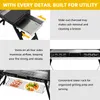SunJas Holzkohlegrill Klappgrill Tragbarer Grill Holzkohle Produktbild-Vorschau 6