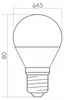Żarówka LED G45 GOLF BALL E27 5W 4000K 450lm EC79131 Podgląd zdjęcia produktu 4