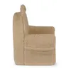 Poltrona Flumi per bambini teddy beige scuro, poltroncina Anteprima dell’immagine prodotto 6