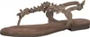 MARCO TOZZI Damen Sandalen Leder Zehentrenner floral Produktbild-Vorschau 2