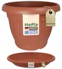 MePla - Set - Kübel Campana Ripp ø 70 + US ø 58 cm terra Produktbild-Vorschau 1