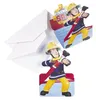Einladungskarte 8 Stück Feuerwehr Fireman Sam Produktbild-Vorschau 1
