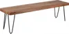 Panca Wohnling in legno massiccio di acacia 160 x 40 x 45 Anteprima dell’immagine prodotto 4