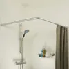 Sealskin rohový sprchový záves 90x90 cm Chrome Náhľad obrázku produktu 3