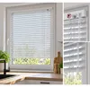 55x130 cm Weiß Fensterjalousie Aluminium-Jalousie 25 mm Produktbild-Vorschau 2