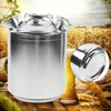 10L čisticí nádoba z nerezové oceli čisticí sud s víkem Náhled obrázku produktu 8