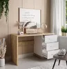 A home office desk setup with a laptop, plants, and a whiteboard. Produktbild-Vorschau