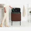 Brabantia Bo Touch Bin 34 L 2 cestini Beige Anteprima dell’immagine prodotto 12