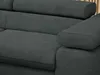 Ecksofa Sofa Grau, Wohnlandschaft L-Form mit Schlaffunktion Produktbild-Vorschau 5