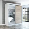 Schwebetürenschrank, 2-türig Schrank 180 cm mit Spiegel GAP Produktbild-Vorschau 1