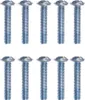 A top-down view of ten silver screws arranged in two rows of five. Produktbild-Vorschau
