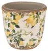 Vaso da fiori Clayre & Eef Ø 11x10 cm Beige Giallo Anteprima dell’immagine prodotto 1
