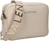 A close-up studio shot of a beige Valentino handbag with a gold and pink strap. Anteprima dell’immagine prodotto