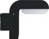 vidaXL Außenwandleuchte LED 9 W Schwarz Oval Produktbild-Vorschau 2