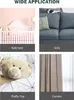 A collage of four images showing different applications of a product, including a crib, sofa, teddy bear, and curtains. Náhled obrázku produktu