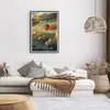 Gerahmtes Poster - Schwarzer Rahmen - Wolken Ballon Flug - Produktbild-Vorschau 7