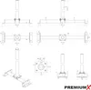 PremiumX Dachsparrenhalter Set Sparrenhalter SAT Produktbild-Vorschau 6