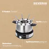 Severin Fondue-Crêpes-Kombi FO 2471: Edelstahl, schwarz, Produktbild-Vorschau 4