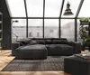 DELIFE Ecksofa Sirpio XL 270x170 cm Mikrofaser Schwarz Produktbild-Vorschau 2
