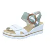 Rieker Damen Sandalette weiss kombi, Damen:39 EU Produktbild-Vorschau 31