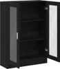 vidaXL Knihovna vzhled černého dubu 82,5x30,5x115 cm Náhled obrázku produktu 4